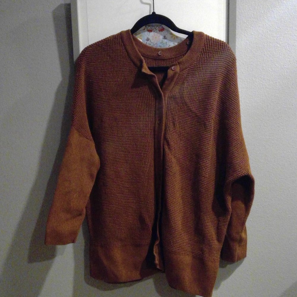 Vetta Waffle Oversized Sweater